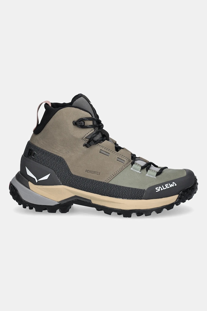Topánky Salewa Puez Leather Mid PTX 00.0000061460 zelená SS26