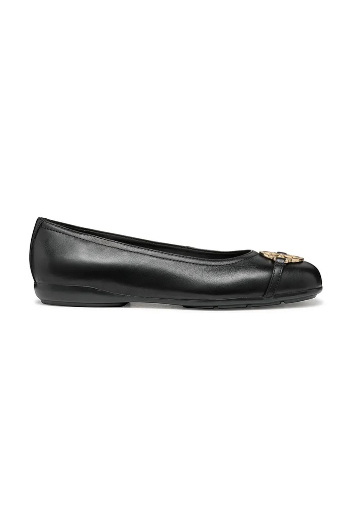 Δερμάτινες μπαλαρίνες Geox D ANNYTAH μαύρο D557NB.00085.C9999