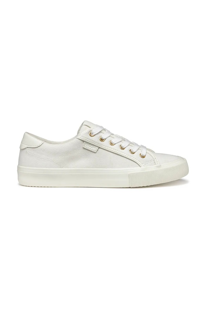 Sneakers boty Geox D EMMELENY textilní bílá D550UA.011BC.C1405