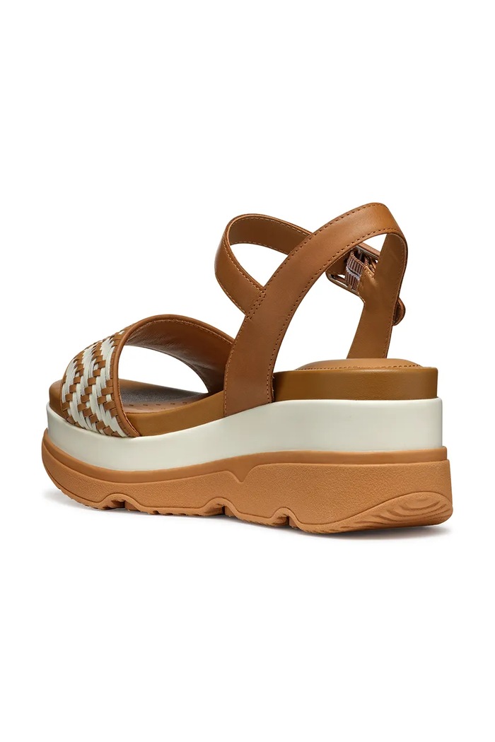 Sandały skórzane D GARDENIA Geox D55HBA.0TC43.C5F1S brązowy