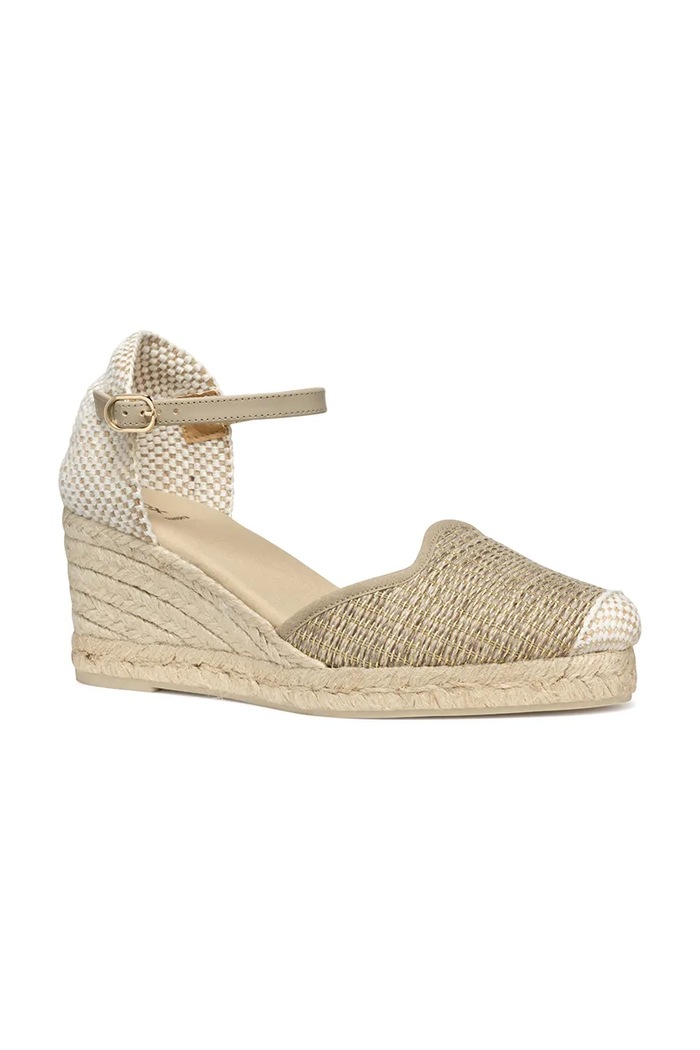 Espadrilky Geox D GELSA LOW D55NGE.01106.C6738 béžová SS25