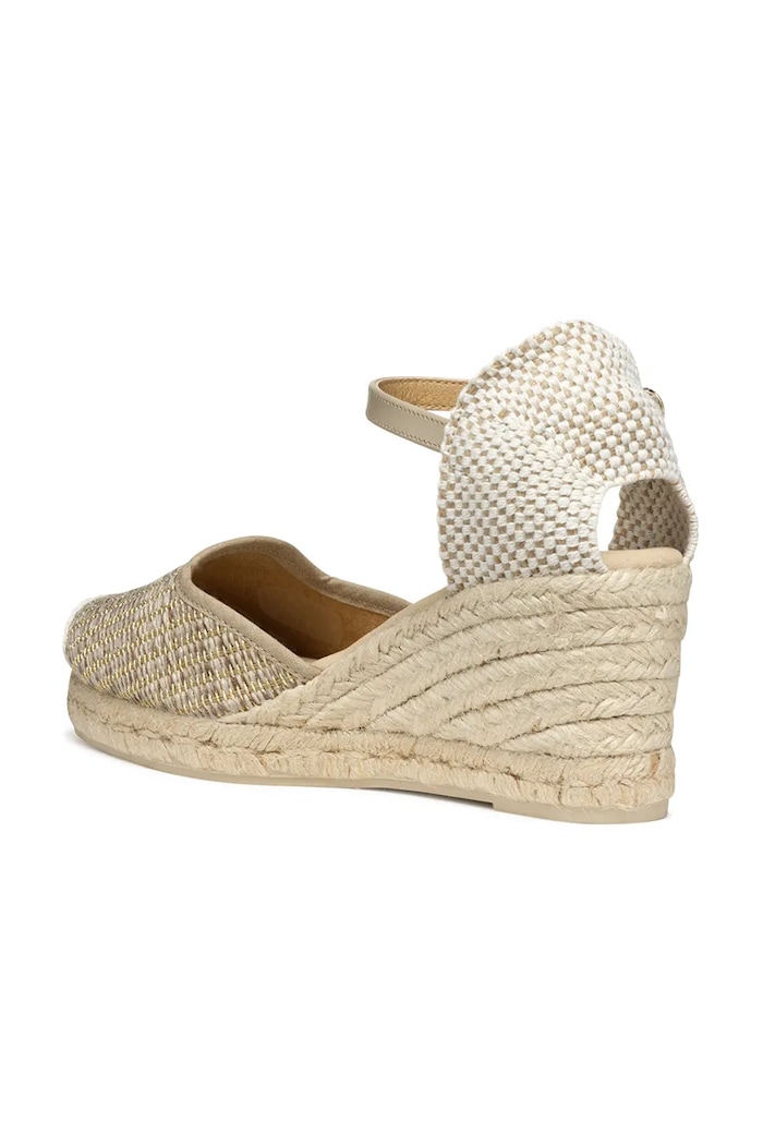 Espadrilky Geox D GELSA LOW béžová D55NGE.01106.C6738