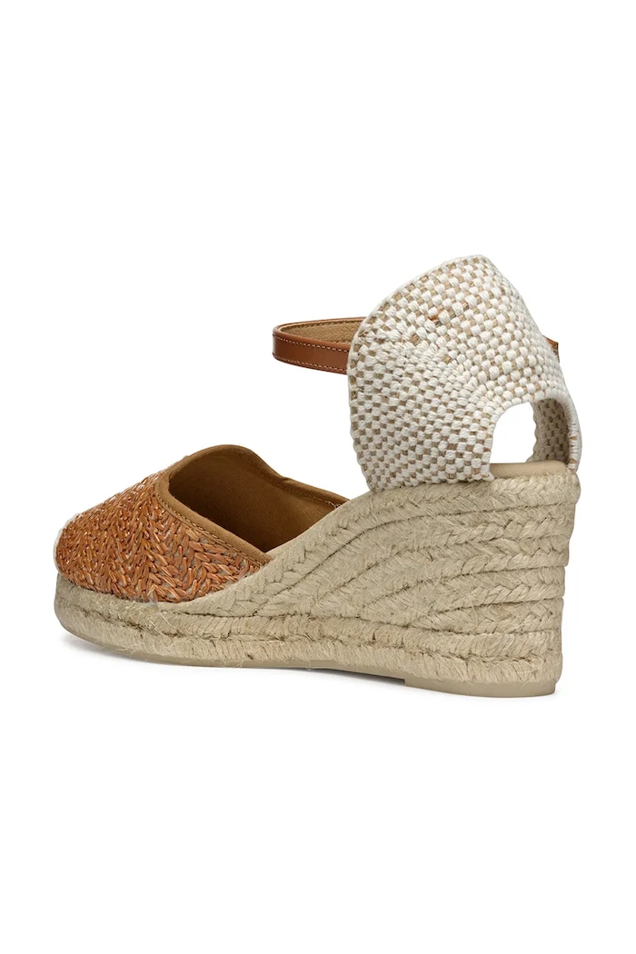 Geox espadryle D GELSA LOW brązowy D55NGE.02MLM.C5006