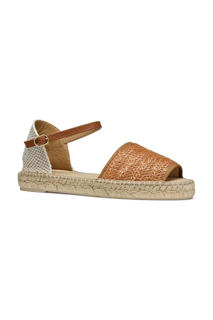 Espadrilky Geox D LAMPEDUSA D55V0B.02MLM.C5FH6 hnedá SS25