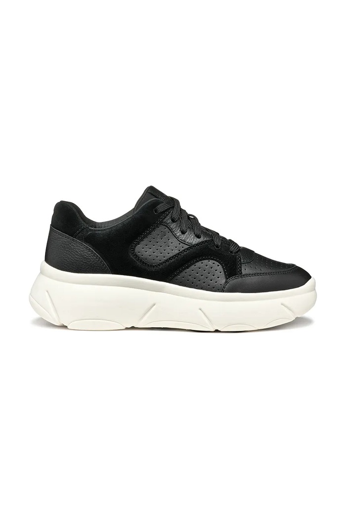 Geox sneakersy D NEBULA 2.0 X skóra zamszowa czarny D55NHB.08520.C9999