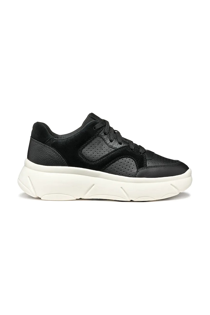 Geox sneakersy D NEBULA 2.0 X skóra zamszowa czarny D55NHB.08520.C9999