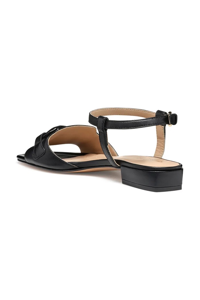 Kožené sandále Geox D NEW ERAKLIA 15 čierna D5580D.000TU.C9999