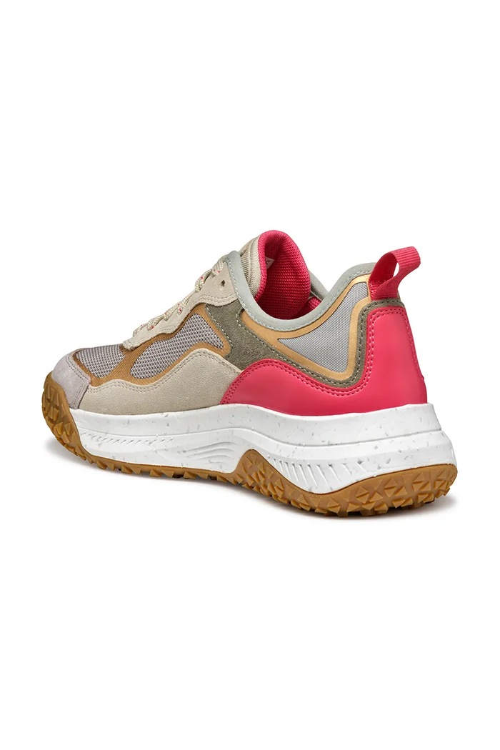 Sneakers boty Geox D OLIVIERA + GRIP béžová D55VNA.0AS22.C5YH6