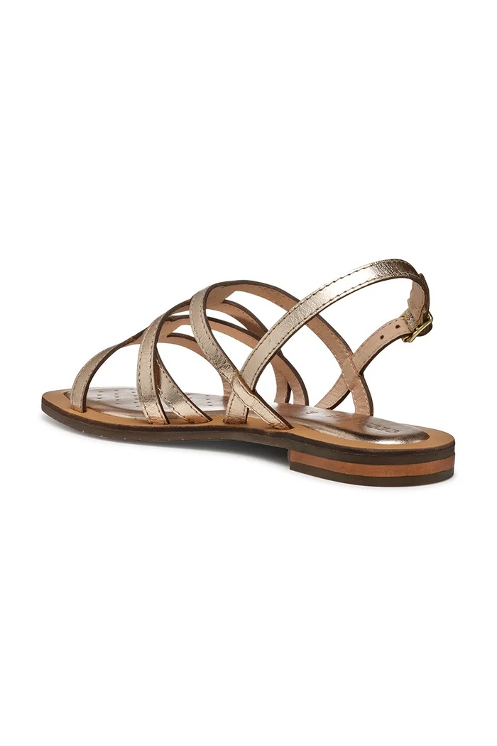 Kožené sandále Geox D SOZY QC zlatá D55YFA.000N6.C2012