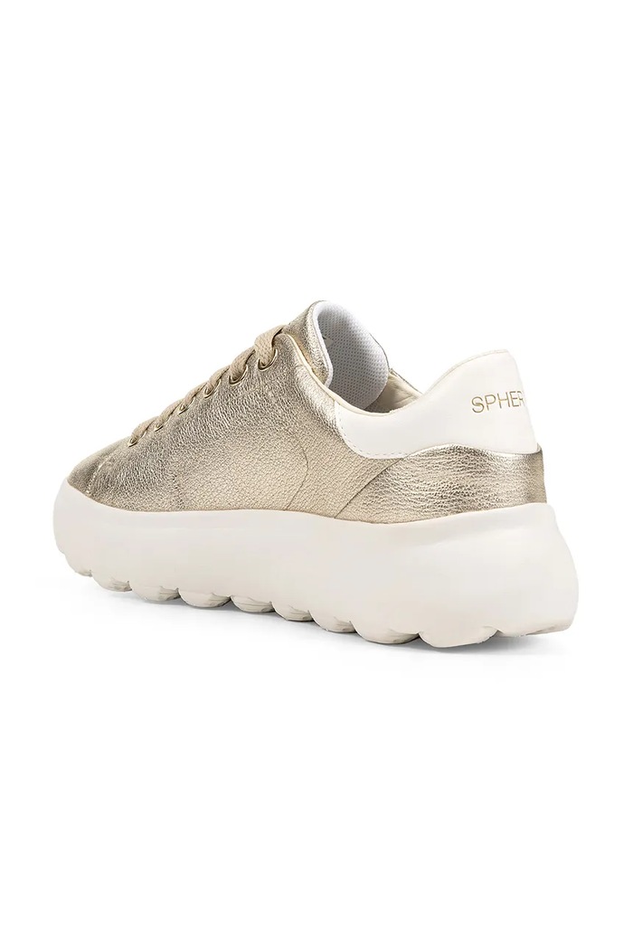 Sneakersy skórzane D SPHERICA EC4.1 Geox D45TCC.0BVBC.C2X1R złoty