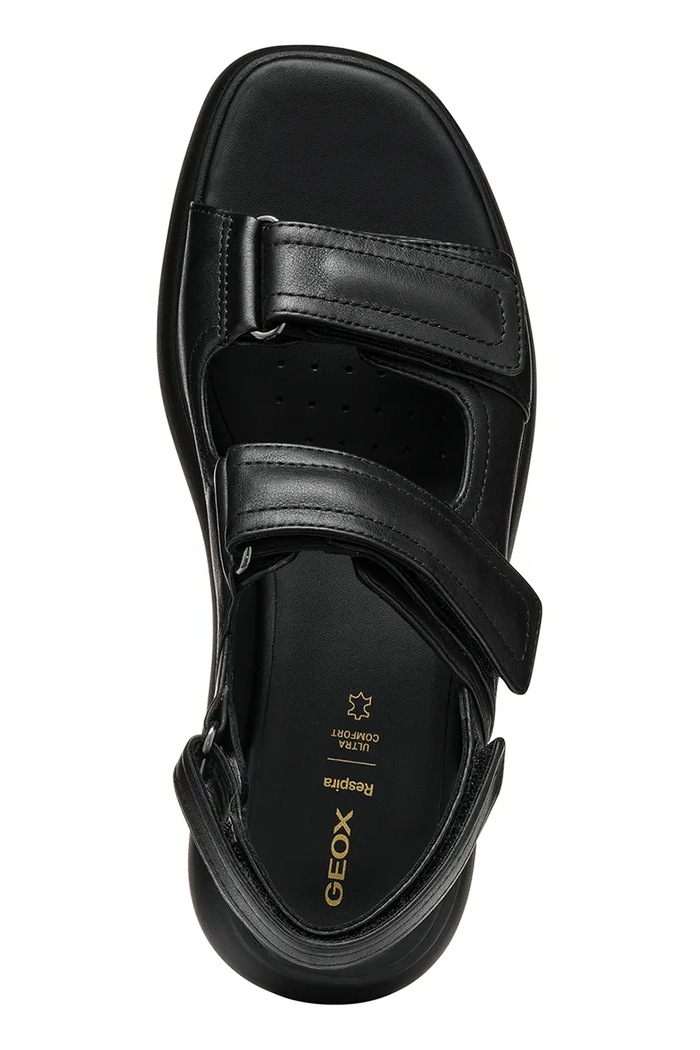 Кожени сандали Geox D SPHERICA EC4.1 S D55D4B.00085.C9999 черен