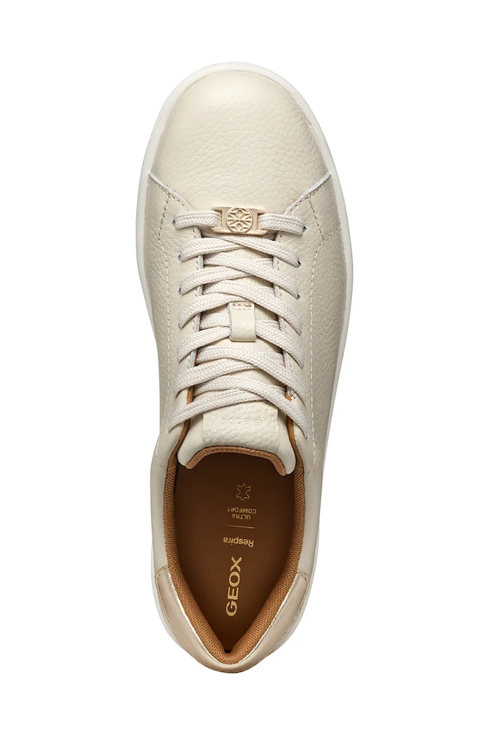Δερμάτινα sneakers Geox D SPHERICA ECUB-1 D55WEB.046BN.C1S2L μπεζ