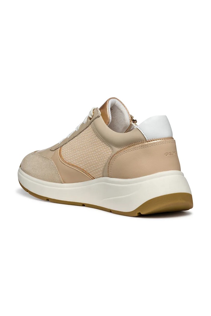 Sneakers boty Geox D CRISTAEL béžová D45MXE.085QD.C6738