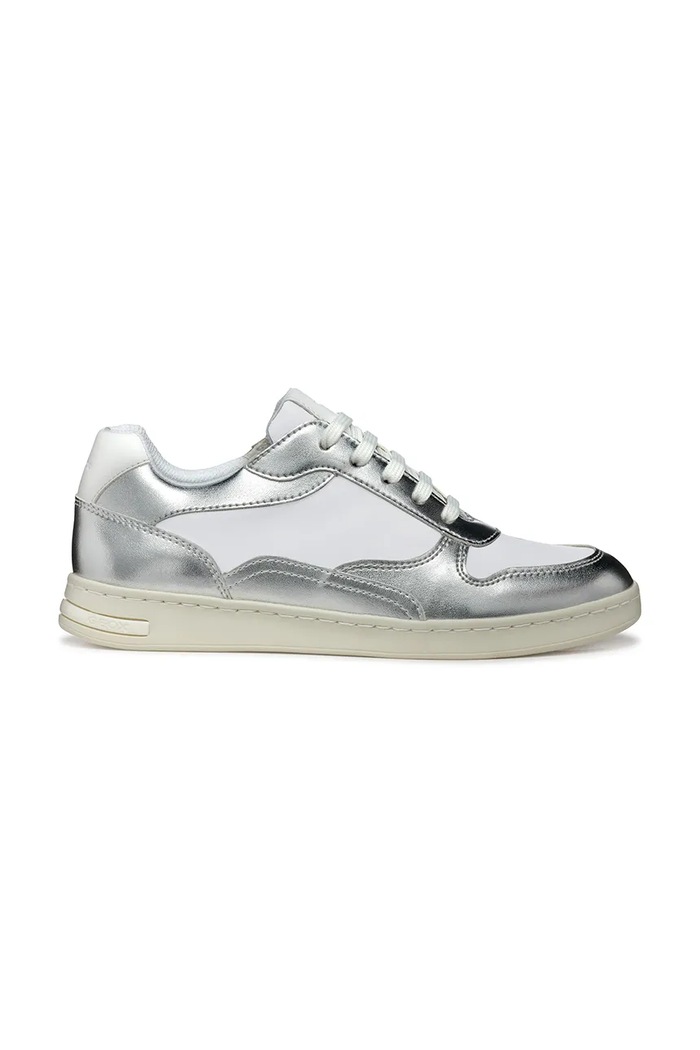Sneakers boty Geox D JAYSEN textilní stříbrná D551BC.011BN.C1007