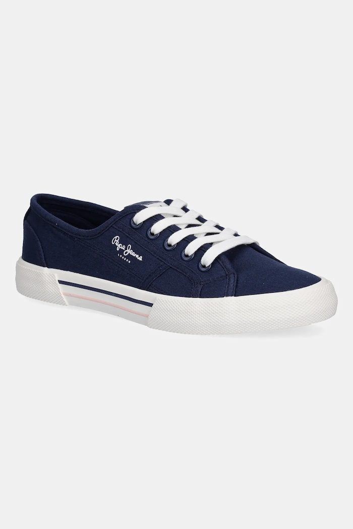 Pepe Jeans Tenisówki BRADY BASIC W granatowy PLS31287.582