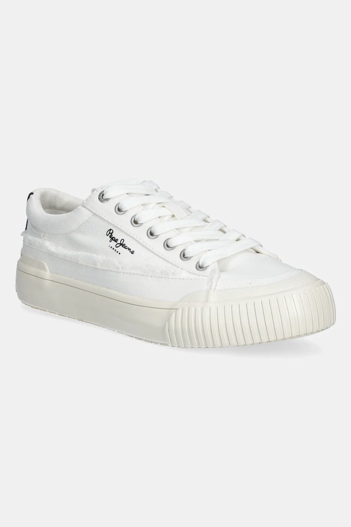 Tenisice Pepe Jeans BEN FRESH W tekstil bijela PLS31589