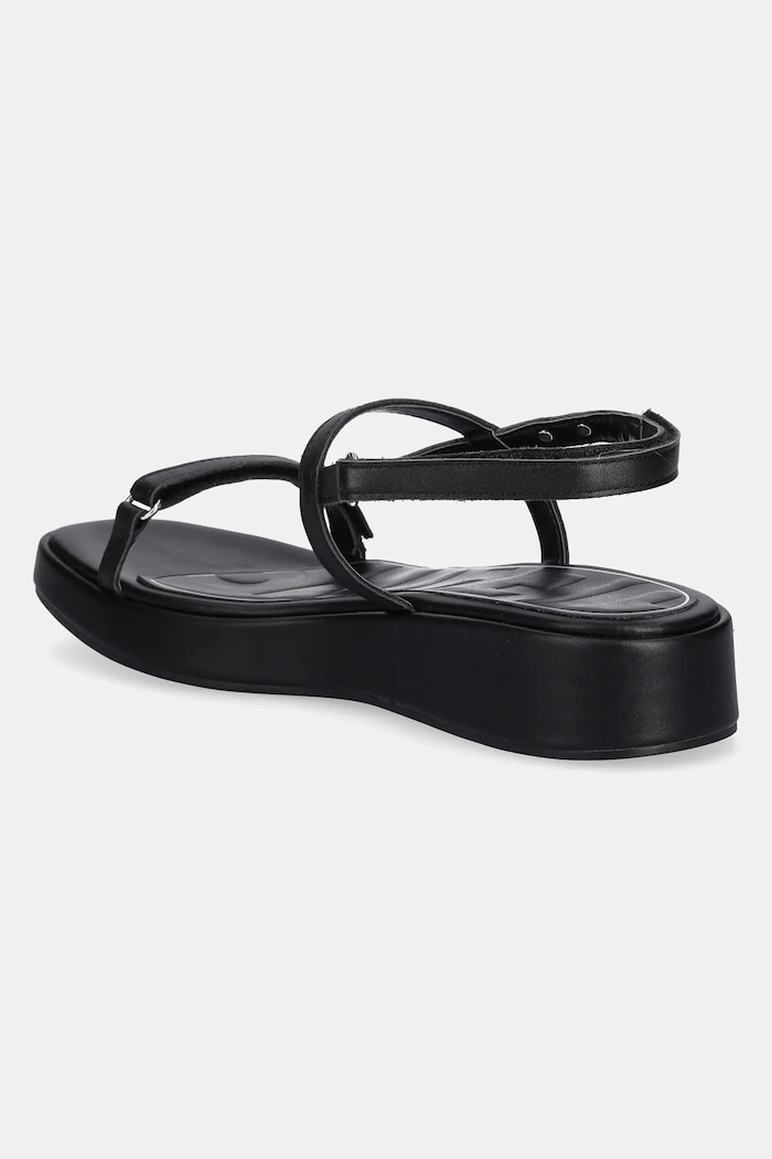 Boty Kožené sandály Pepe Jeans HARU MIX PLS90677 černá