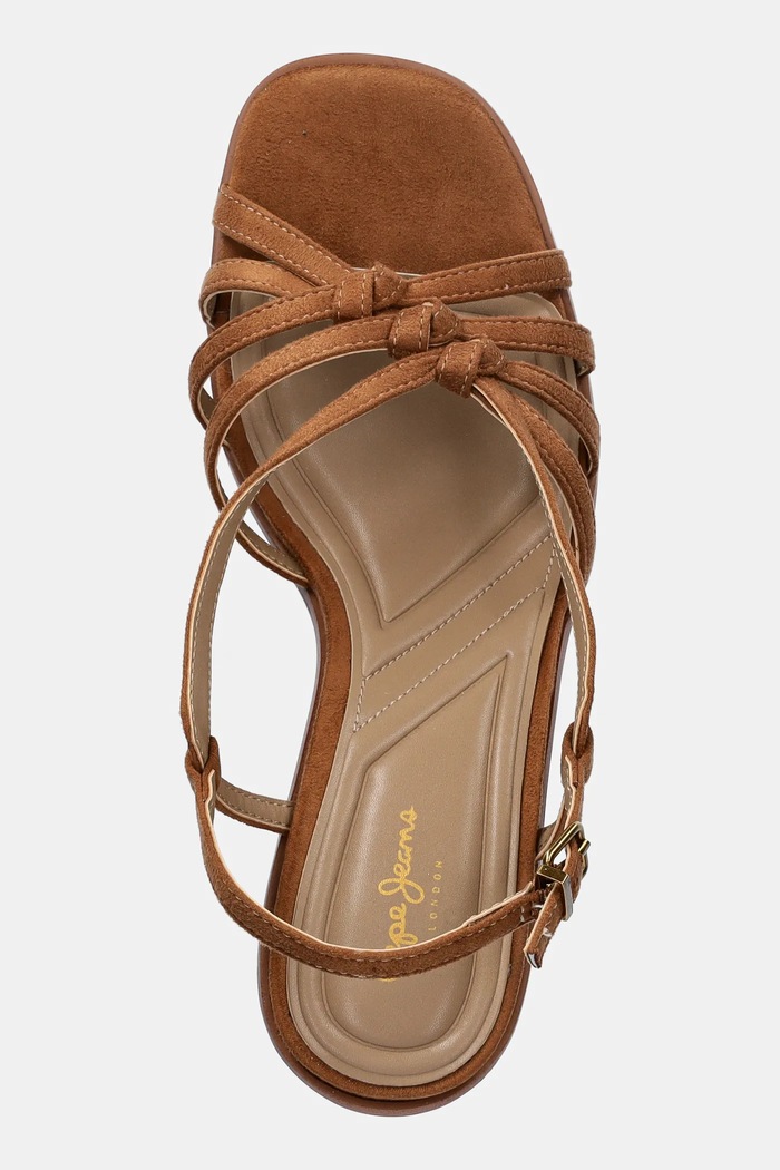 Pepe Jeans szandál ZOWI SUEDE barna PLS90703