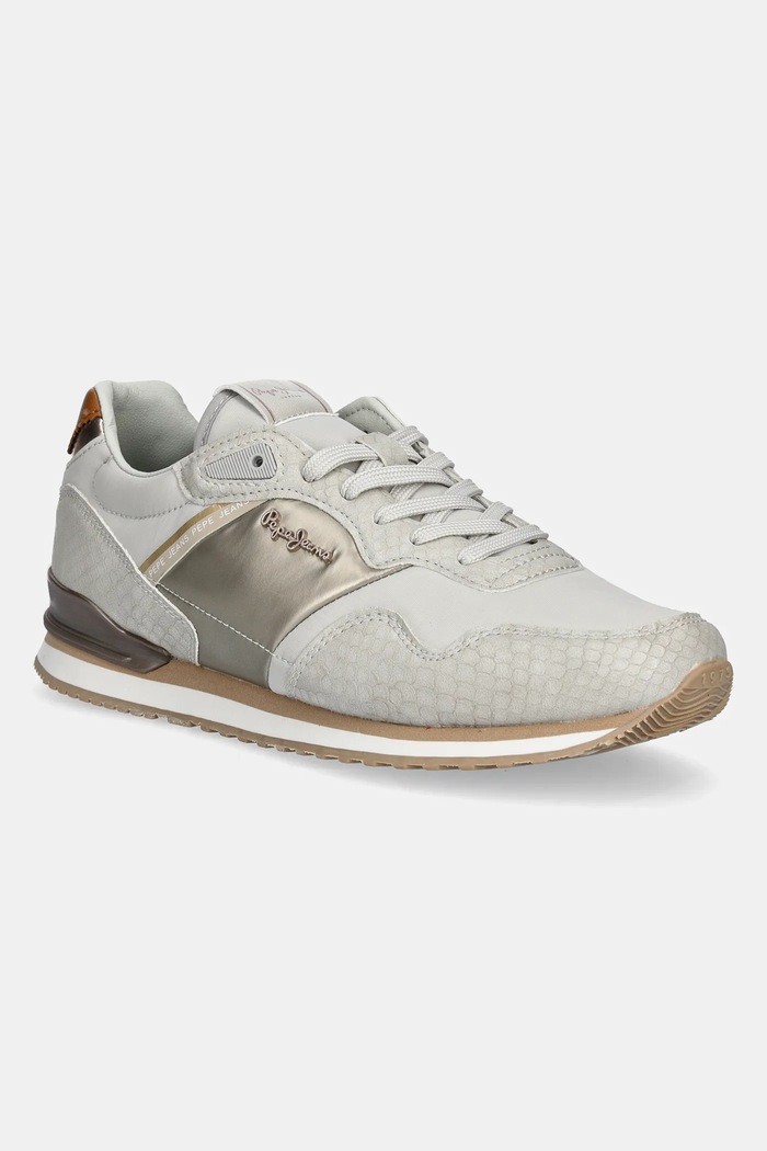 Pepe Jeans sportcipő LONDON MIX W textil szürke PLS40044