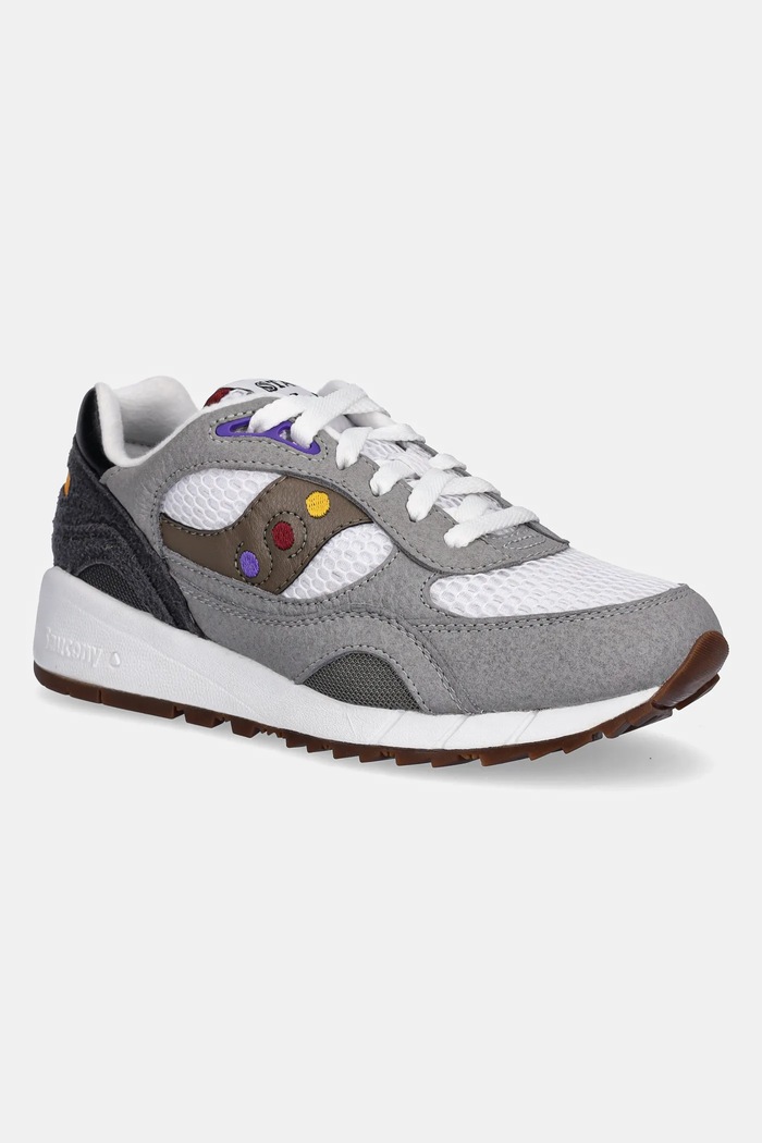 Kožne tenisice Saucony SHADOW 6000 brušena koža siva S70903.3