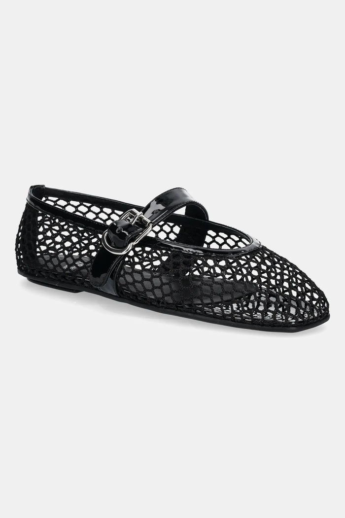 Jeffrey Campbell baleriny Aerate imitacja skóry licowej czarny JC.1704.1.1