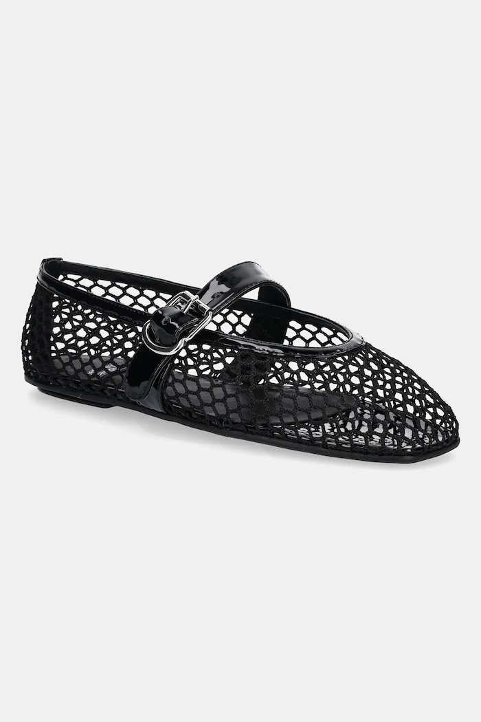 Jeffrey Campbell baleriny Aerate imitacja skóry licowej czarny JC.1704.1.1