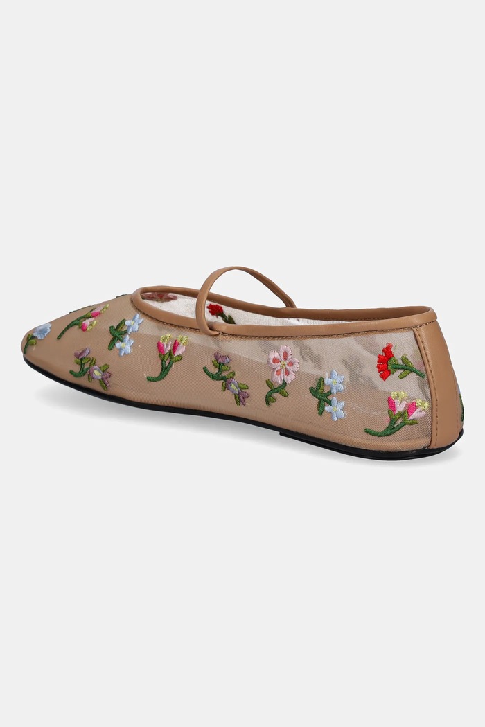 Obuwie Jeffrey Campbell baleriny Dancer-Emb JC.1305.4.1 beżowy
