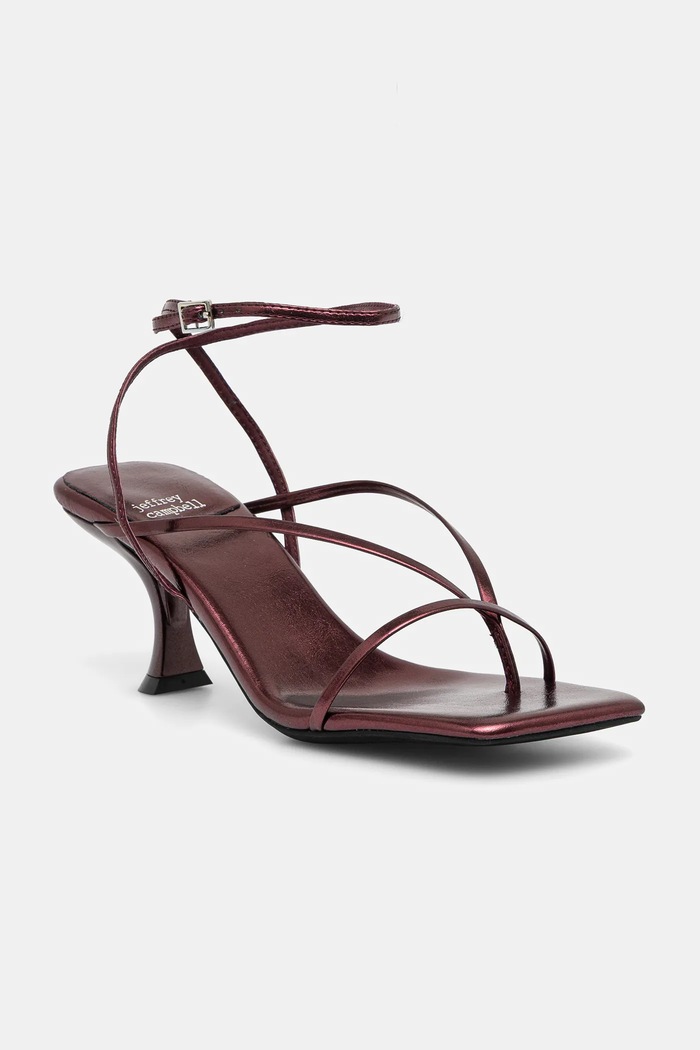 Sandály Jeffrey Campbell Fluxx imitace kůže burgundské JC.935.9.104