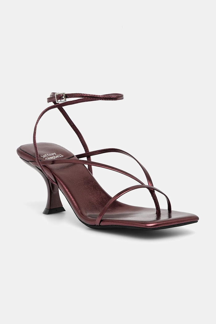 Sandály Jeffrey Campbell Fluxx imitace kůže burgundské JC.935.9.104