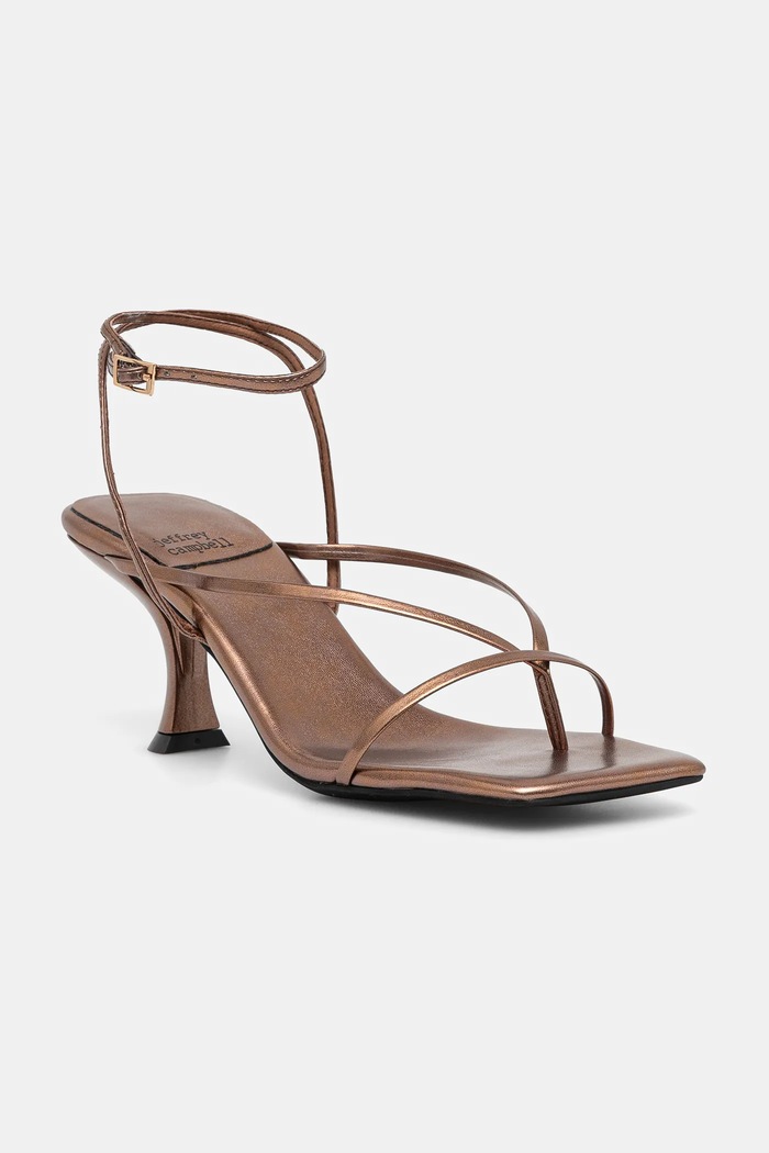 Sandály Jeffrey Campbell Fluxx imitace kůže zlatá JC.935.9.61