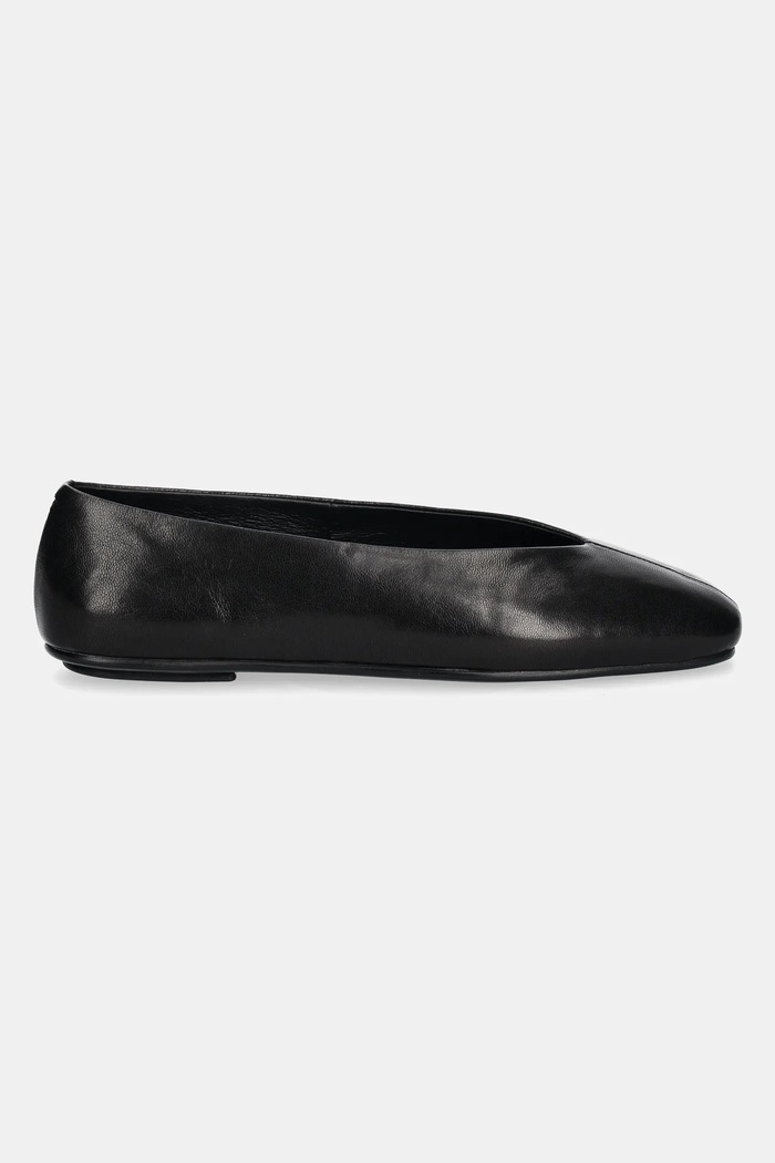 Usnjene balerinke Jeffrey Campbell Fathom JC.1528.1.9 črna ZS25