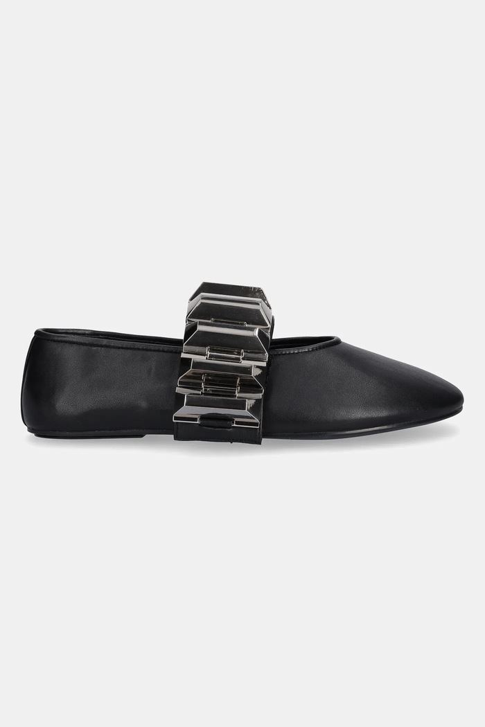 Jeffrey Campbell baleriny Rigid JC.1555.3.3 czarny ZS25