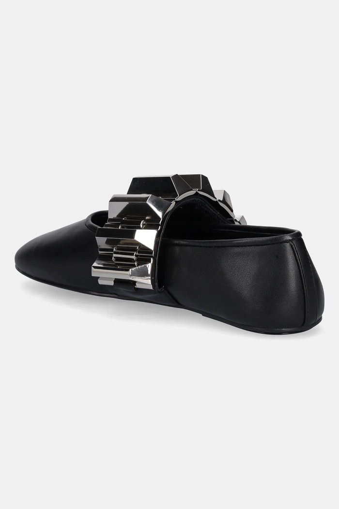 Obuwie Jeffrey Campbell baleriny Rigid JC.1555.3.3 czarny