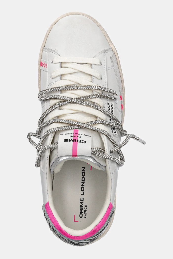 Crime London sneakersy skórzane FIRCE biały 20231PP7