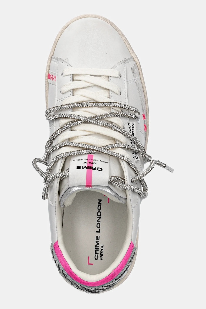 Crime London sneakersy skórzane FIRCE biały 20231PP7