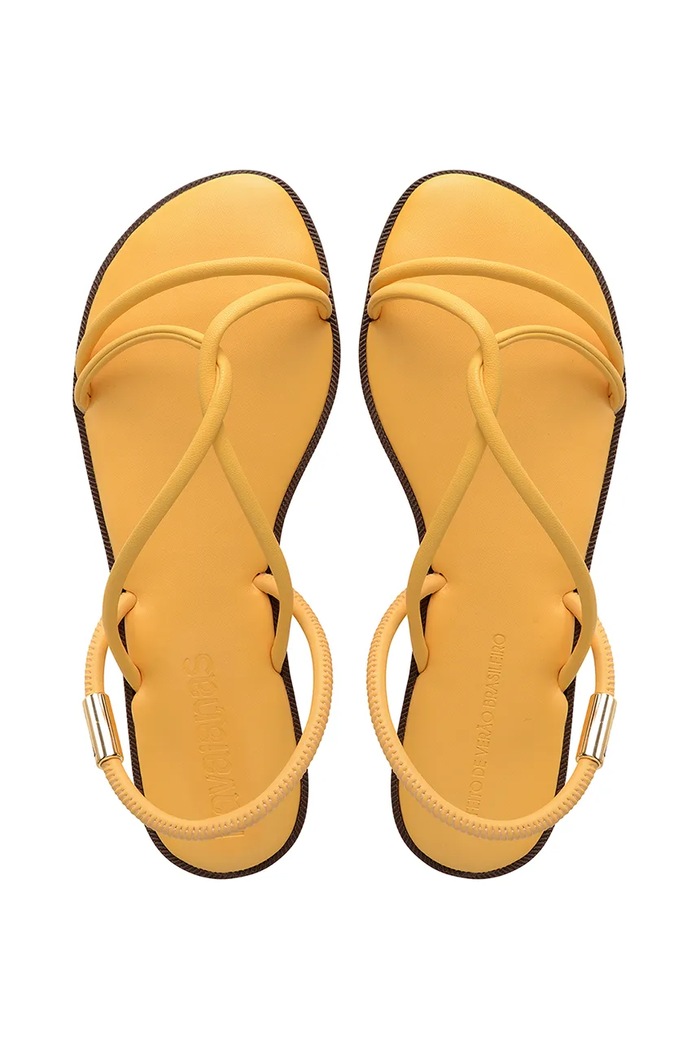 Havaianas sandale UNA MANGA CAJA sintetic galben 4149609.5559