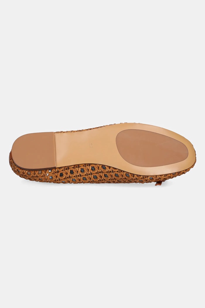 Twinset baleriny 251TGT030.00044 brązowy