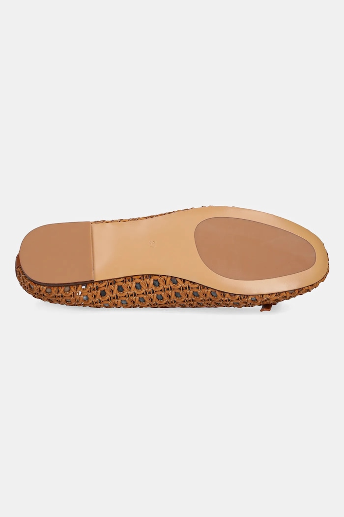 Twinset baleriny 251TGT030.00044 brązowy