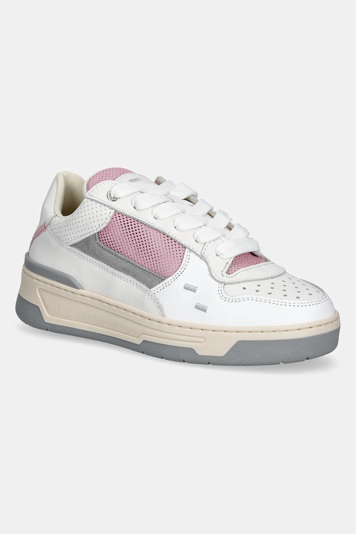 Sneakers Filling Pieces Cruiser Stride δέρμα σαμουά λευκό 64460071937