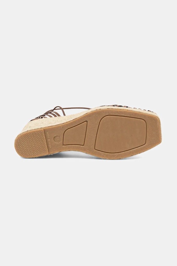Espadrile de piele QUIRINO Weekend Max Mara 2515521115600.TOBACCO maro