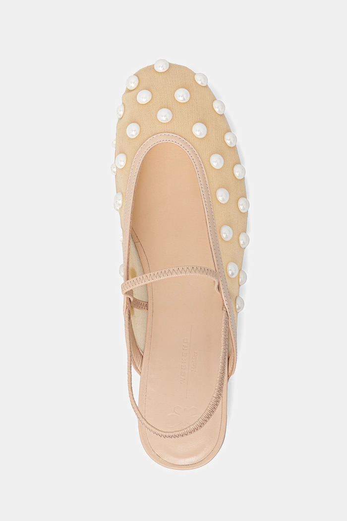 Baleríny Weekend Max Mara SONNI béžová 2515521155600.NUDO