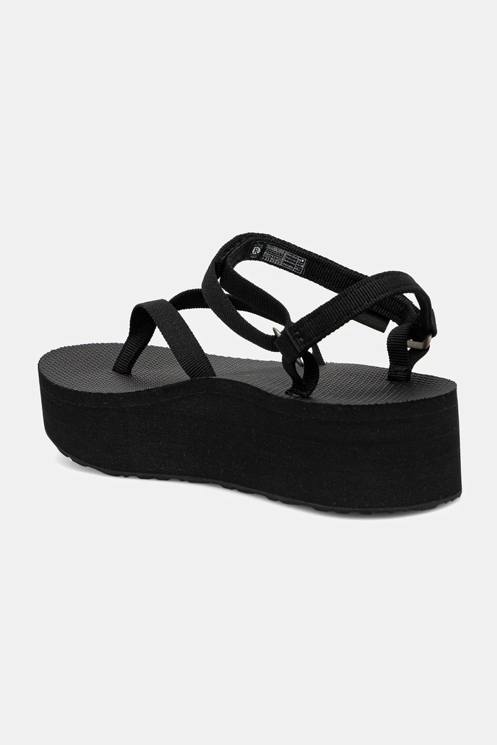 Boty Sandály Teva Flatform Sandal Slim 1164630 černá