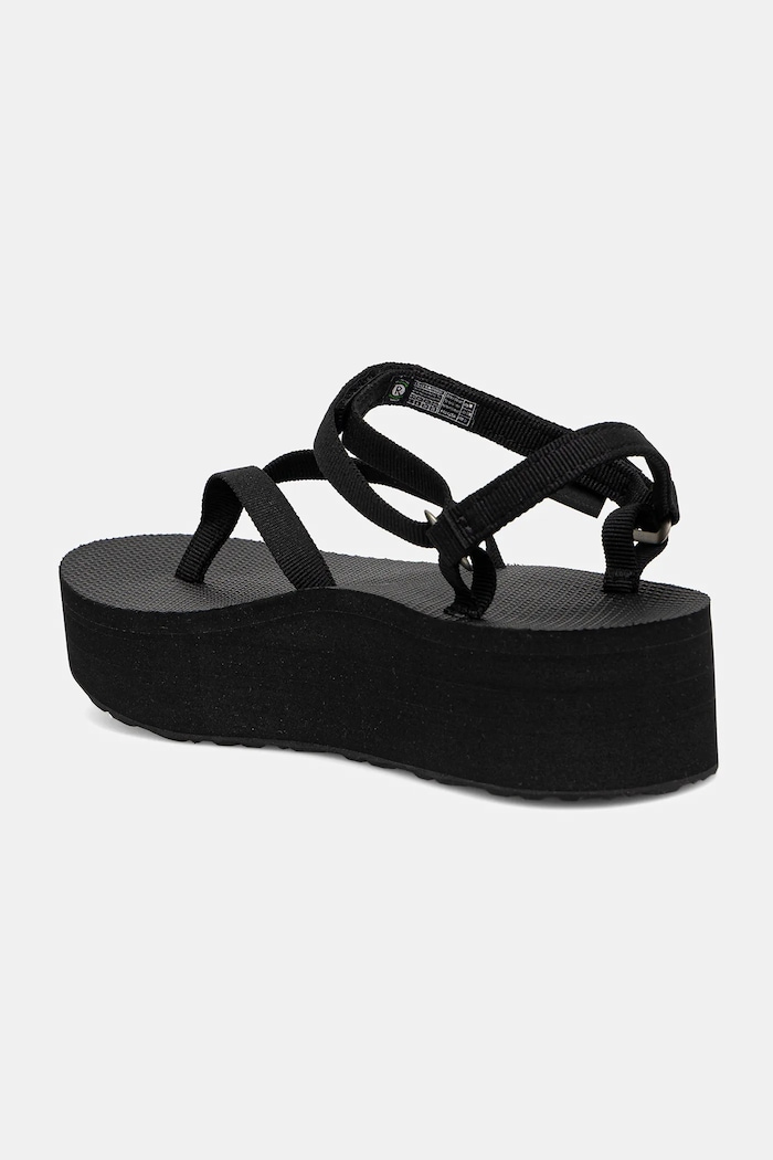 Boty Sandály Teva Flatform Sandal Slim 1164630 černá