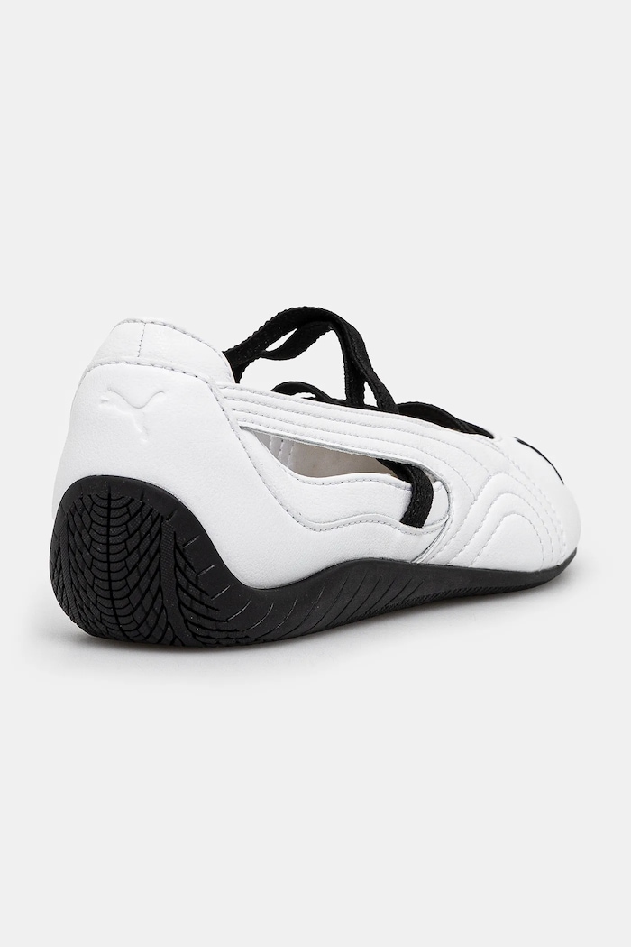 Obuwie Puma baleriny skórzane Speedcat Ballet 403587 biały