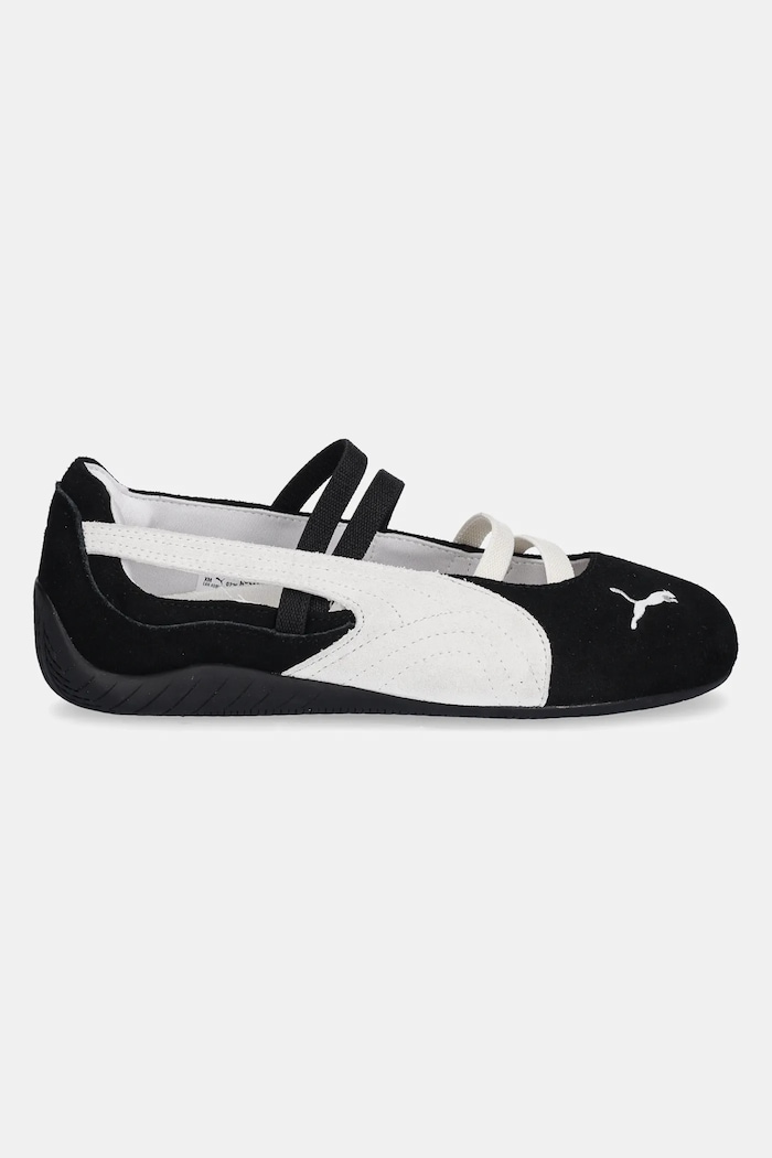 Puma balerini din piele intoarsa Speedcat Ballet 401287 negru SS26