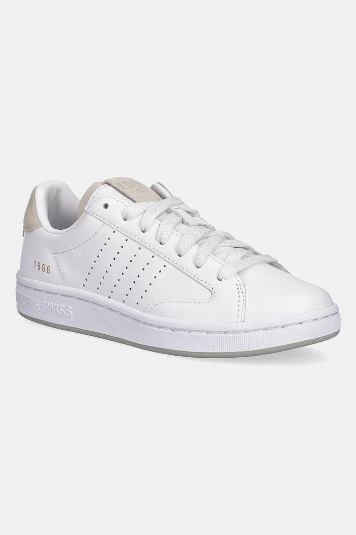 K-Swiss sneakersy skórzane LOZAN KLUB LTH płaska biały 97263.907.M