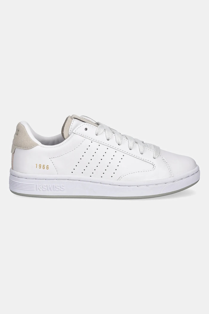 K-Swiss sneakersy skórzane LOZAN KLUB LTH 97263.907.M biały SS25