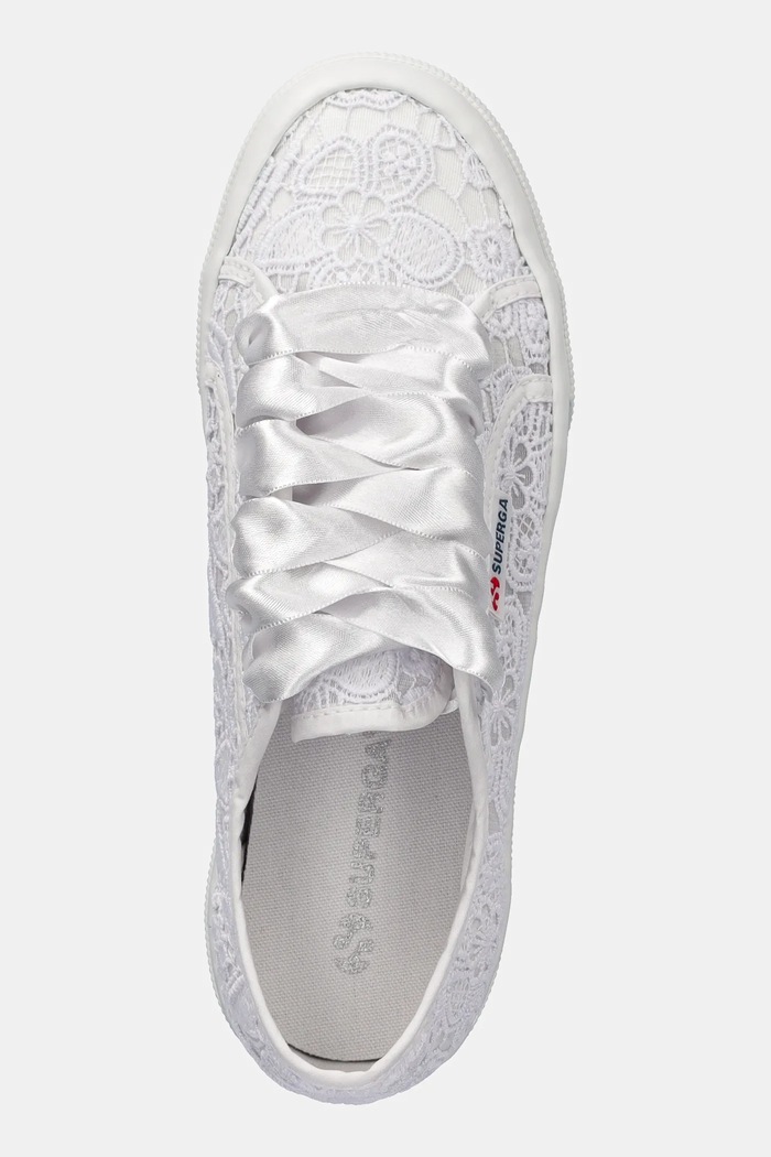 Superga tenisówki FLOWER MACRAME biały S2136QW.A0A
