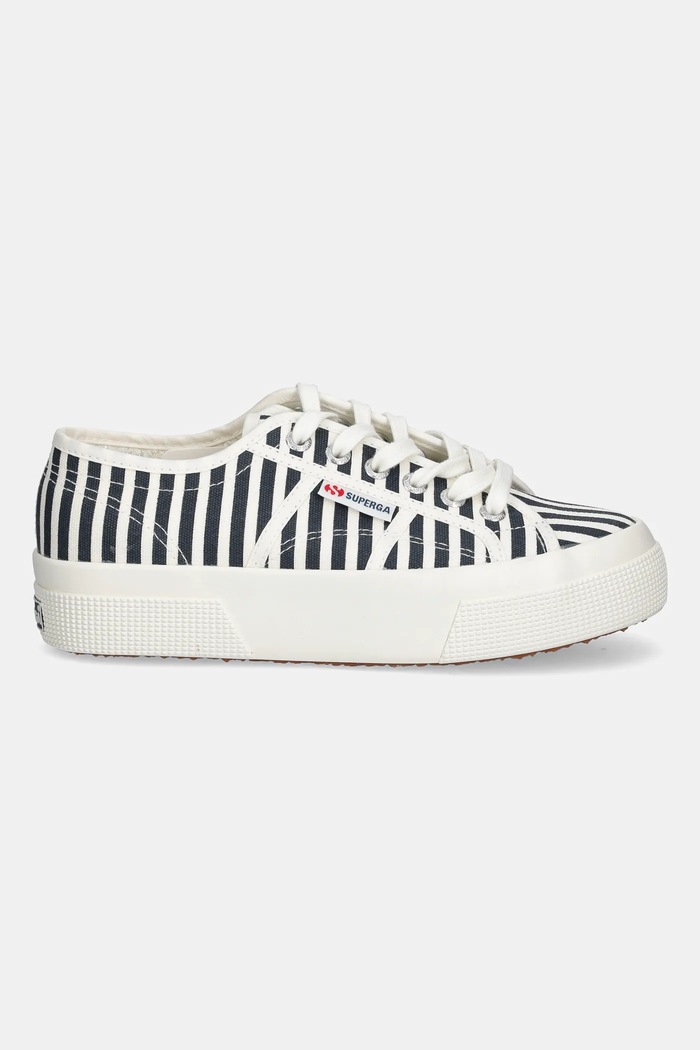 Tenisky Superga STRIPES PRINT S2136YW.AD5 tmavomodrá SS25