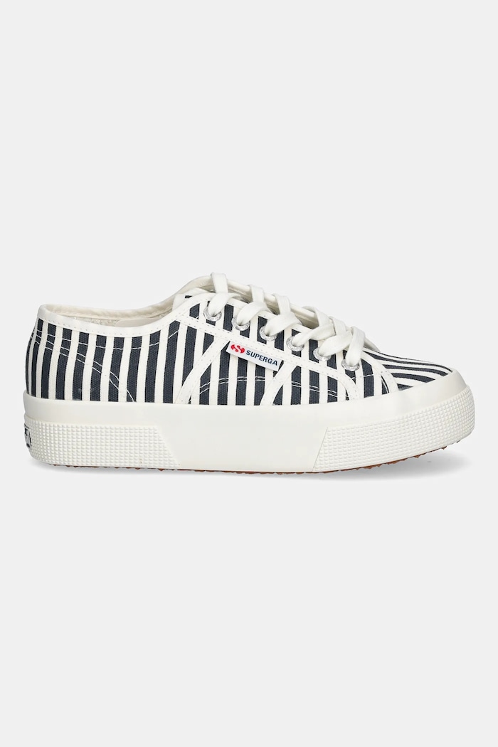 Tenisky Superga STRIPES PRINT S2136YW.AD5 tmavomodrá SS25